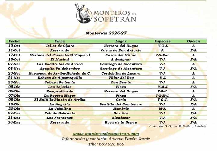 Programa Monterias Monteros de Sopetran